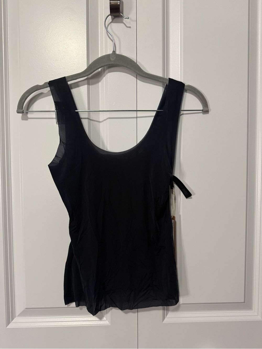 SKIMS Milky Sheer Tank - Obsidian NWT